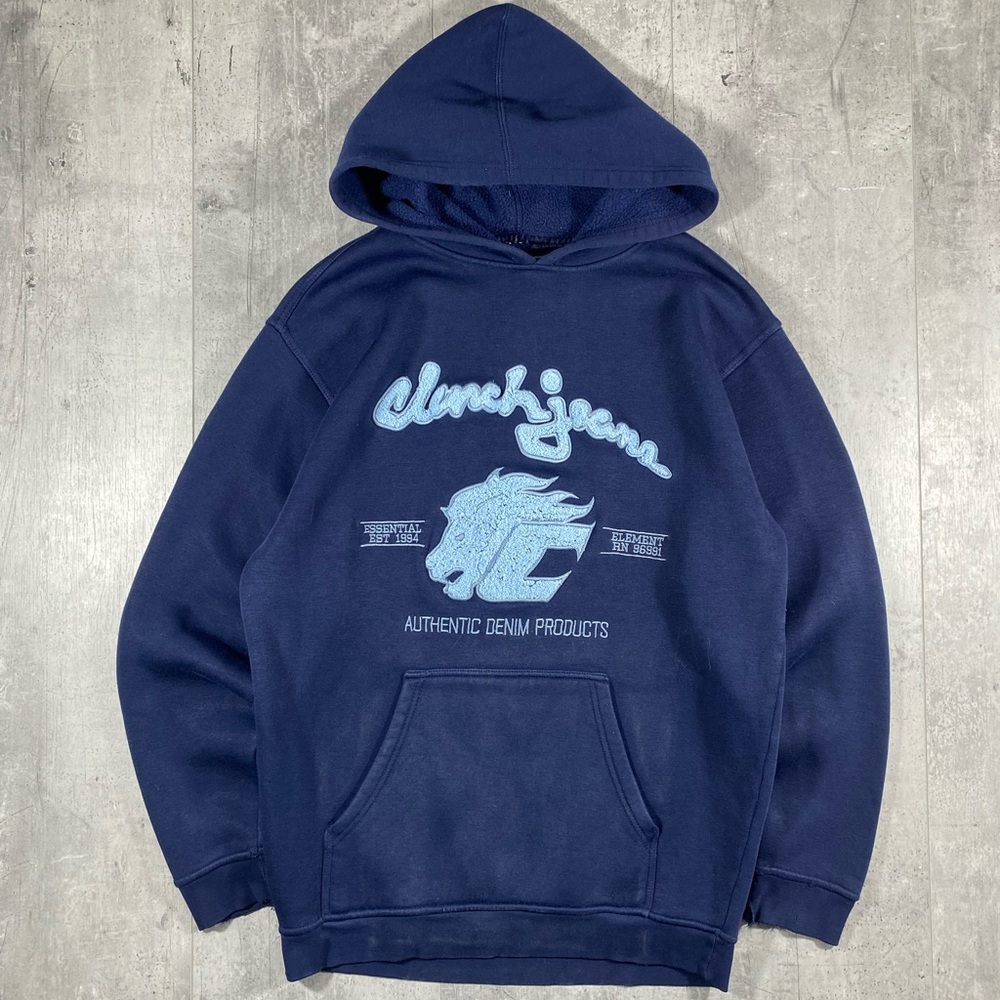 00s Y2k/Hip Hop Oversized Clunch Jeans Hoodie